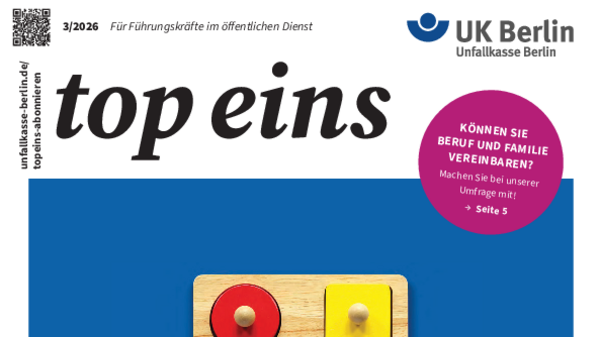 UK Berlin top eins Ausgabe 3/2026 Titel UK Berlin top eins Ausgabe 3/2026 Titel