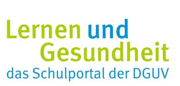 Logo DGUV Schulportal Lernen und Gesundheit