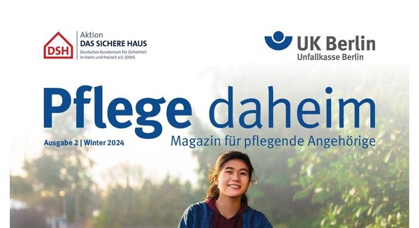 DSH Pflegemagazin 02/2024 Unfallkasse Berlin Titel