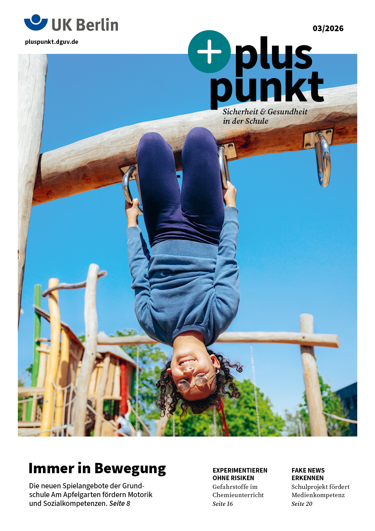 UK Berlin pluspunkt 3/2026 Titel UK Berlin pluspunkt 3/2026 Titel